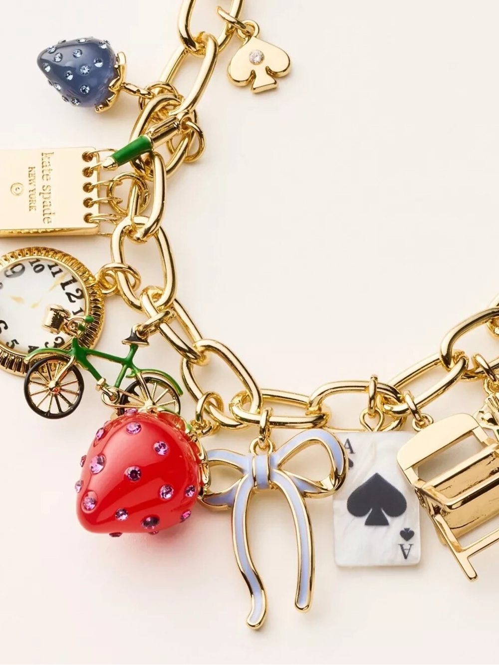 kate spade x target Gold Charm Necklace - Picture 3 of 6